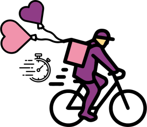 icone livreur inseparable livraison inseparables Préservatifs amour